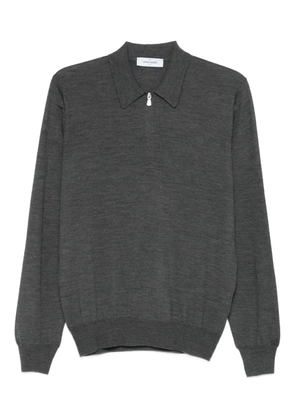 Gran Sasso half-zip sweater - Grey