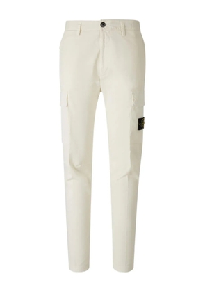 Stone Island logo-patch pants - Neutrals