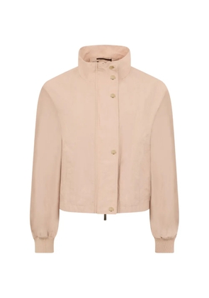 Moorer high-neck jacket - Neutrals