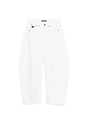 LOIS JEANS Aliana button-fastening jeans - White