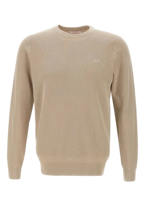 Sun68 ribbed crew-neck jumper - Neutrals