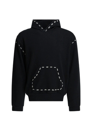 KAPITAL stitch-detail hoodie - Black