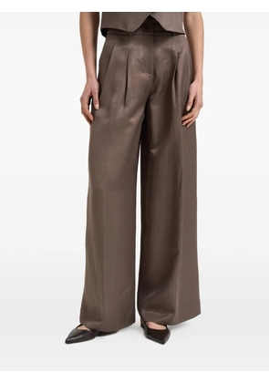 Peserico pleated trousers - Brown