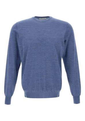 Filippo De Laurentiis crew-neck long-sleeve sweater - Blue