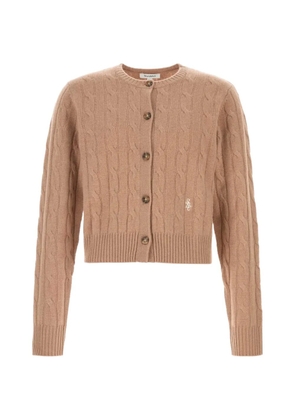 Sporty & Rich cable-knit cardigan - Neutrals