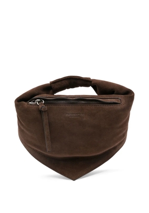 FEDERICO CINA suede tote bag - Brown