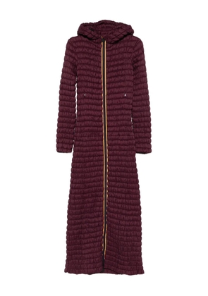 K-Way hooded coat - Purple