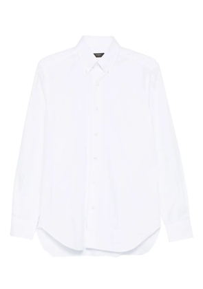 Barba button-down long-sleeve shirt - White