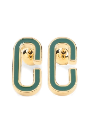 Casablanca C-shaped drop earrings - Gold