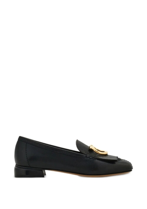 Ferragamo Gancini fringed loafers - Black