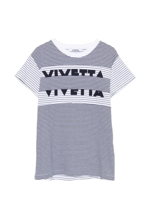 Vivetta striped T-shirt - White