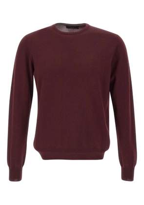Gran Sasso wool crew-neck sweater - Red