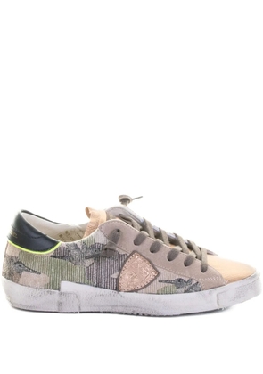 Philippe Model Paris camouflage-print sneakers - Green