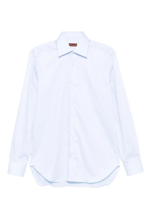 Barba long-sleeve button-up shirt - Blue
