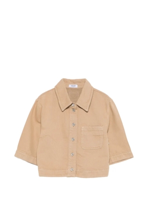 LIU JO chest-pocket buttoned shirt - Neutrals