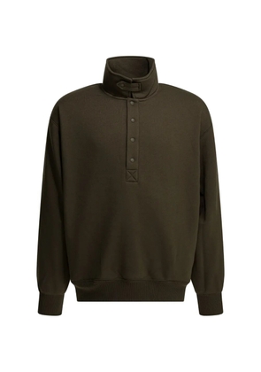 DAIWA PIER39 button high-neck sweatshirt - Green