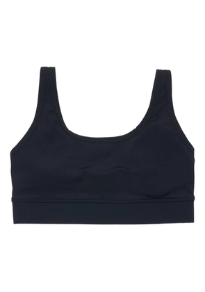 UNNA logo-print bra - Black