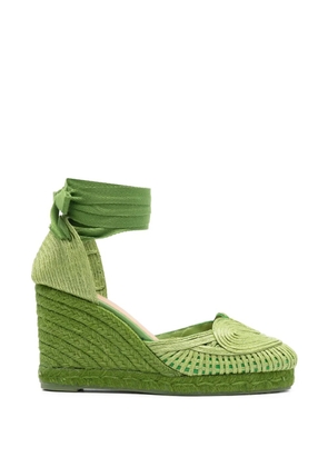 Castañer Cacia tie-ankle espadrilles - Green