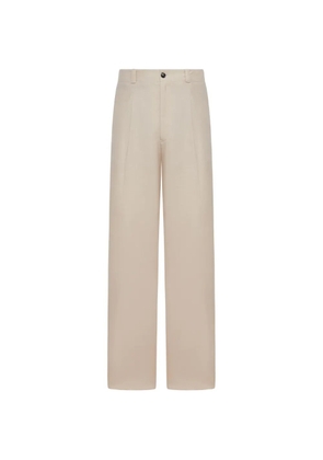 Giorgio Armani pleated trousers - Neutrals