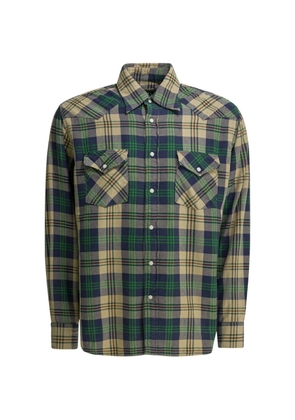 KAPITAL plaid pocket shirt - Neutrals