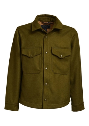 Ceccarelli heavy wool shirt jacket - Green