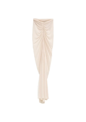 Atlein draped skirt - Neutrals