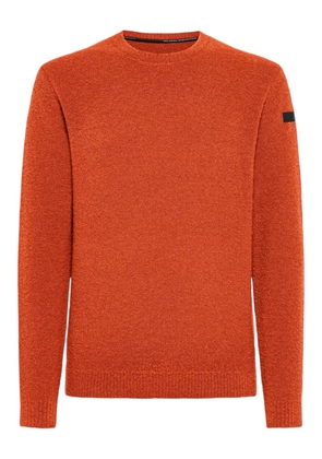 RRD boucle round-neck sweater - Orange