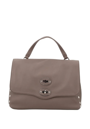 Zanellato top-handle lock tote bag - Neutrals