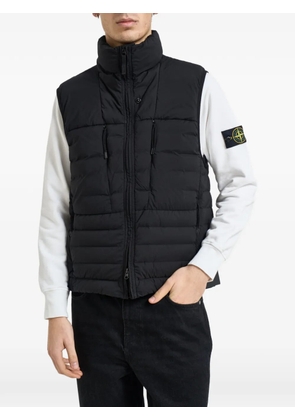 Stone Island quilted sleeveless gilet - Black