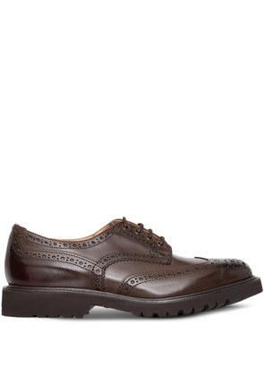 Tricker's brogue lace-up shoes - Brown