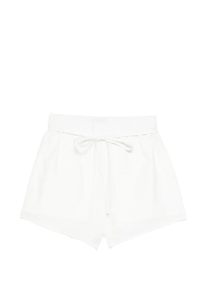 BONDI BORN drawstring shorts - White