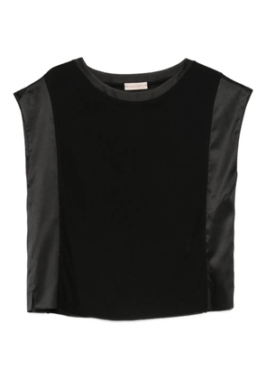 Purotatto round-neck top - Black