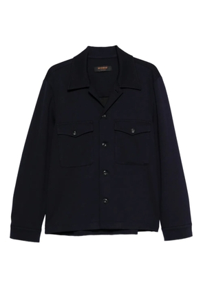 OFFICINA 36 button-down flap-pocket jacket - Blue