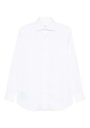 Brioni long-sleeve button-up shirt - White