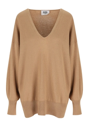 ALPHA STUDIO cashmere V-neck sweater - Neutrals