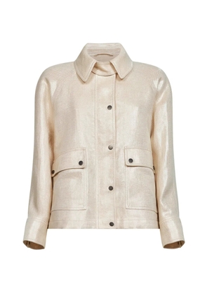 Brunello Cucinelli buttoned jacket - Neutrals