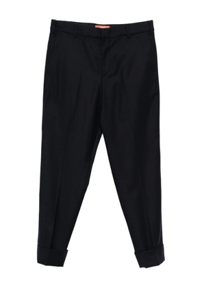 Cruna folded-hem pants - Blue