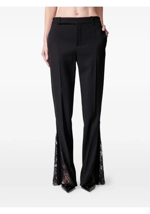 ARTICLE TEN lace-detail trousers - Black