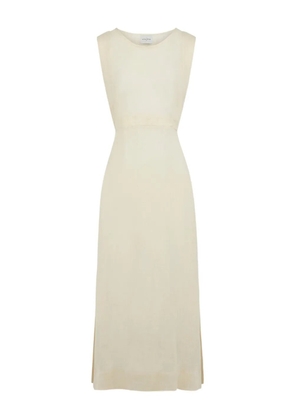 Le Kasha sleeveless crew-neck maxi dress - Yellow