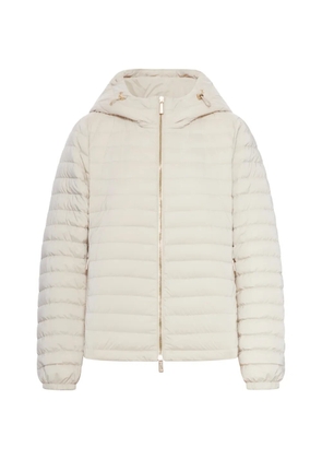 Moorer hooded quilted jacket - Neutrals