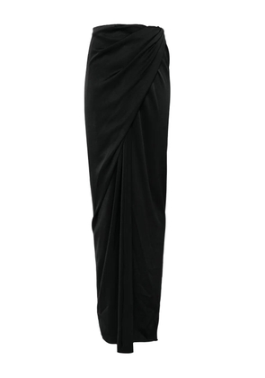 Atlein draped skirt - Black