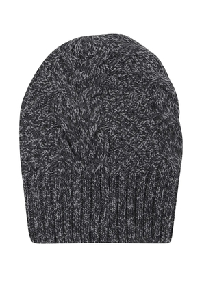 Ermanno Scervino cable-knit beanie hat - Grey