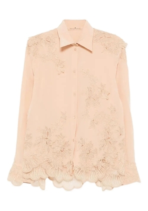 Ermanno Scervino floral lace shirt - Neutrals
