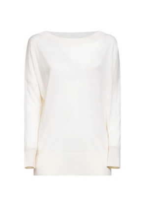 P.A.R.O.S.H. boat neck sweater - White