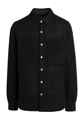 Rick Owens button-fastening pocket shirt jacket - Black