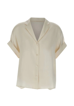 Eleventy turn-up short-sleeve shirt - Neutrals