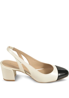 Stuart Weitzman slingback block-heel pumps - Neutrals