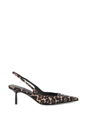 Le Silla Le Silla leopard print slingback sandals - Neutrals