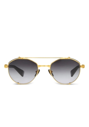 Balmain Eyewear round-frame sunglasses - Gold