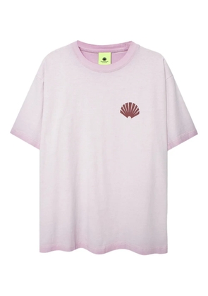 NEW AMSTERDAM shell-logo surf association T-shirt - Pink